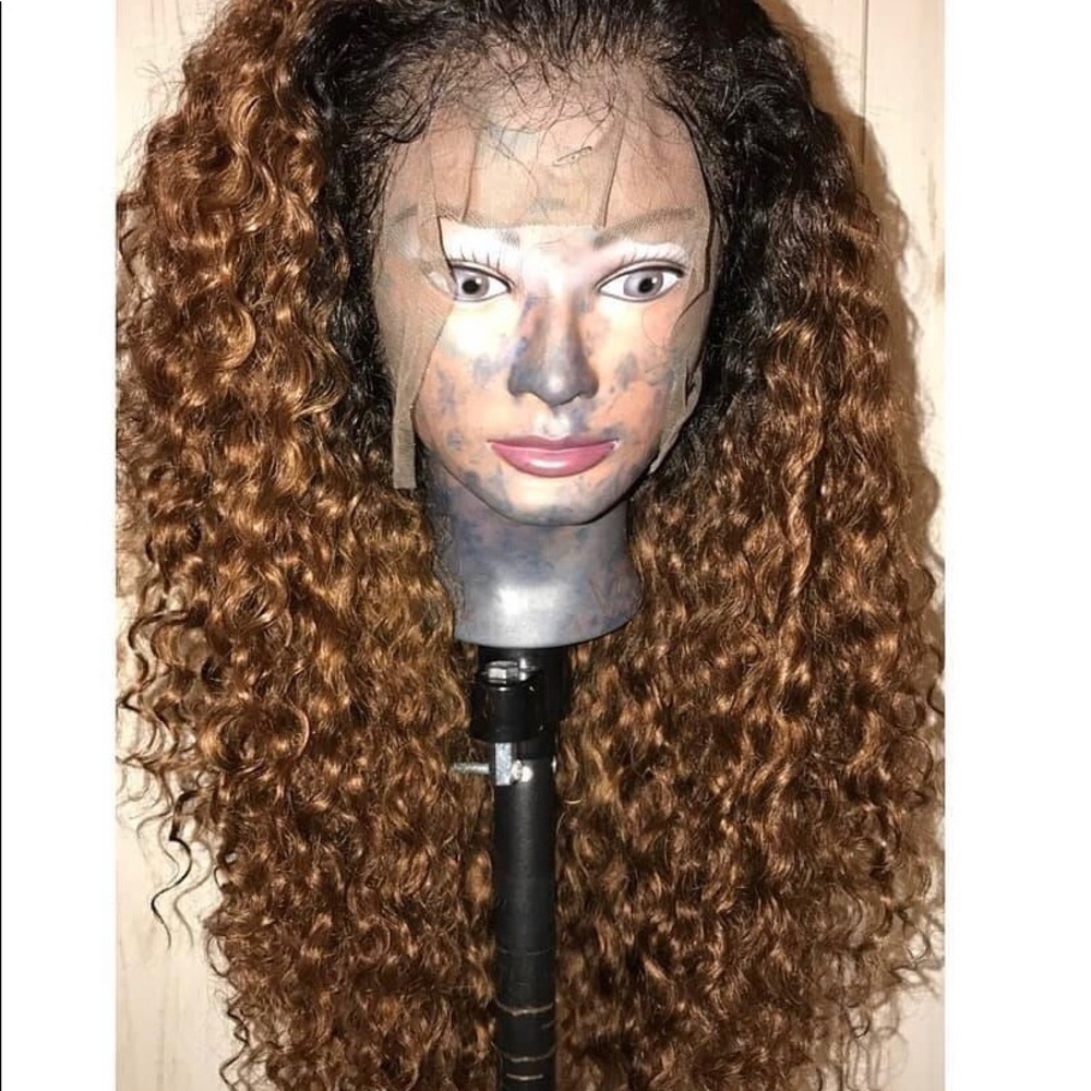 100% Virgin Human Brown  color Brazilian wig